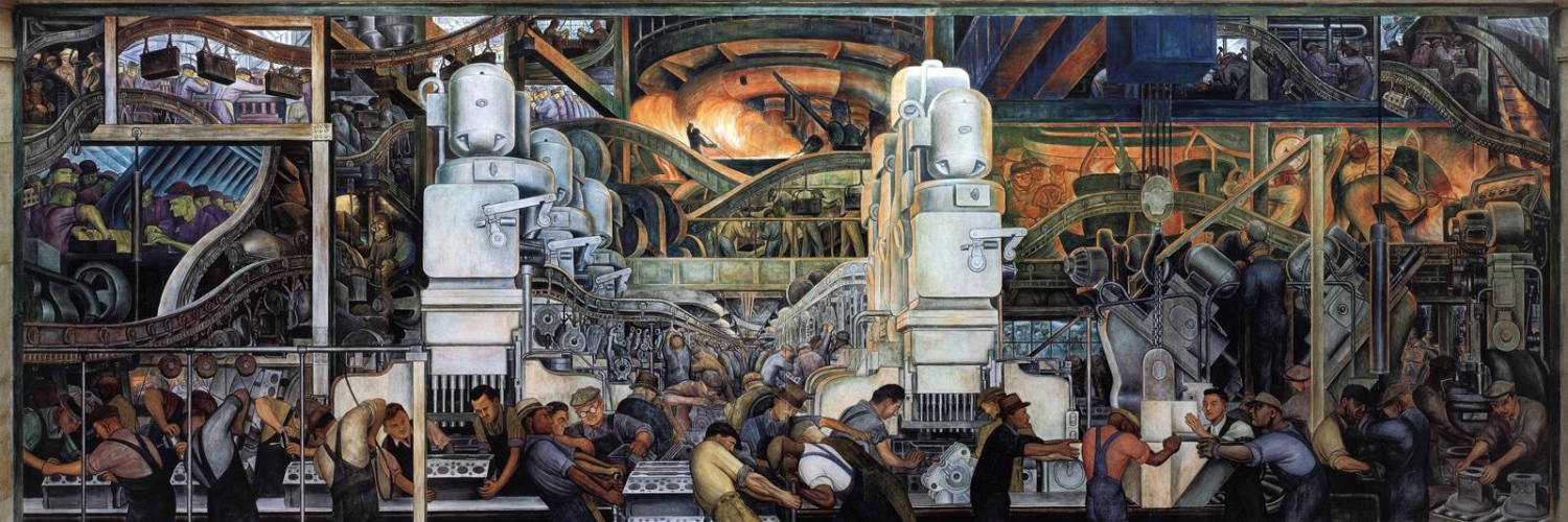 Detroit Industry, North Wall fresco by Diego M. Rivera